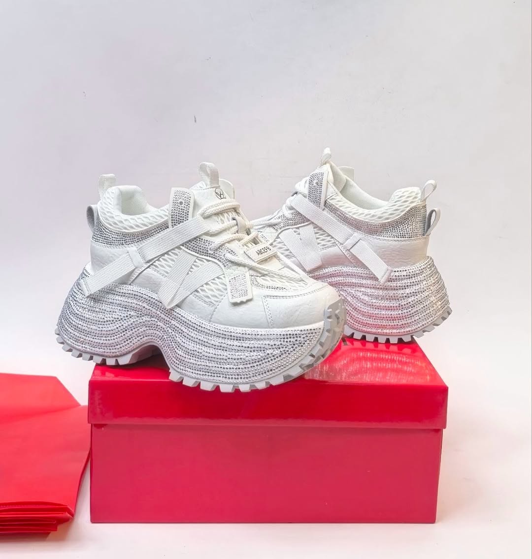 RVFA rhinestone chunky sneakers