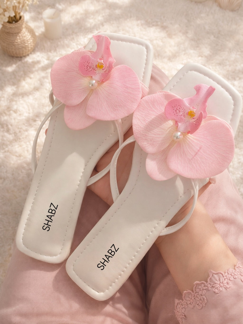 Lilac Petal Slippers