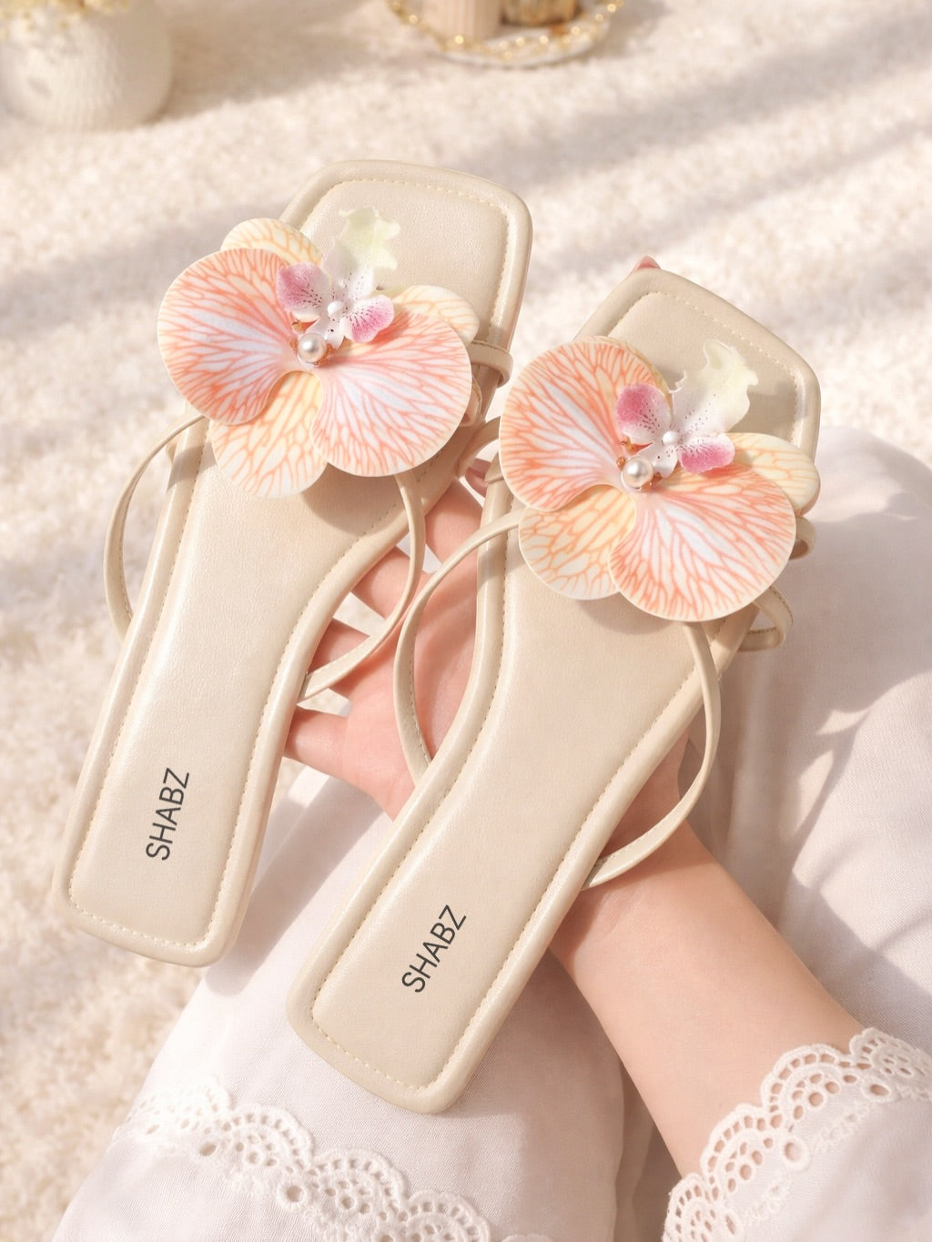 Lilac Petal Slippers