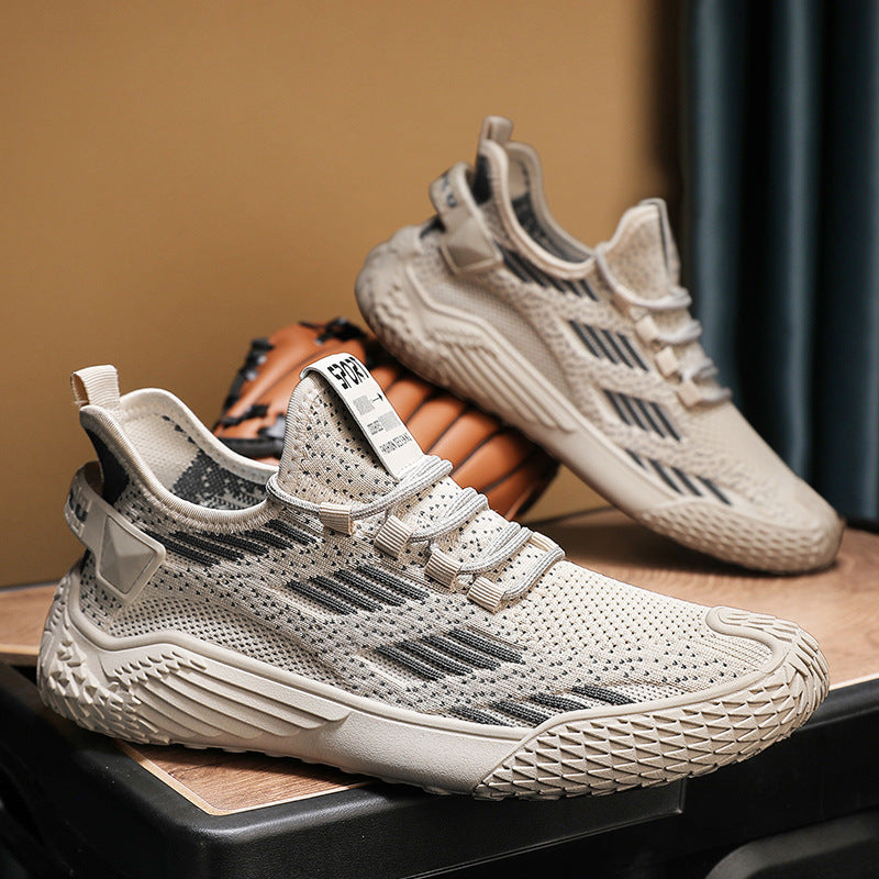Breathable and odor-resistant mesh athletic shoes