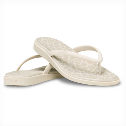 Animal Print Flip-Flops