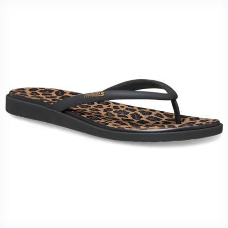 Animal Print Flip-Flops