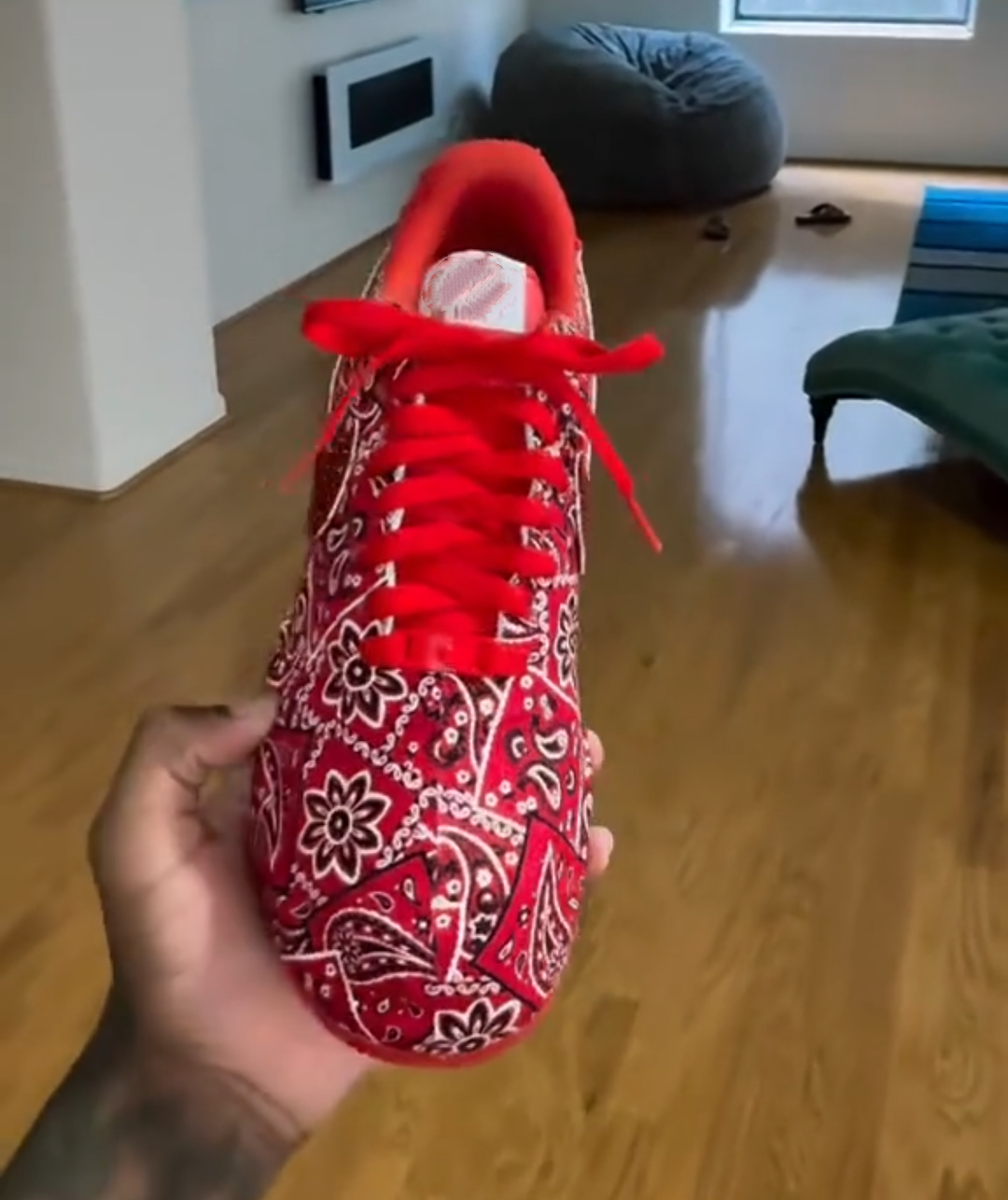 Printed casual sneakers