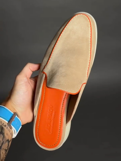 Mules Italian suede