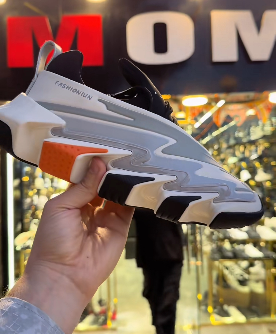New stylish platform sneakers
