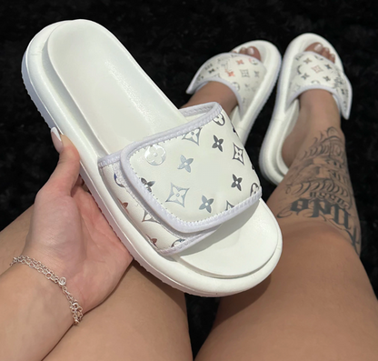 Platform Velcro Sandals
