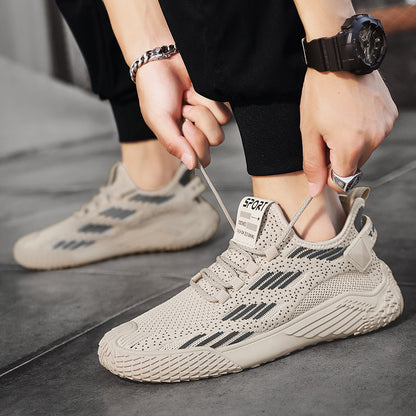 Breathable and odor-resistant mesh athletic shoes
