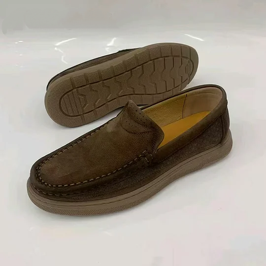 Casual Soft Sole Retro Cowhide Loafers