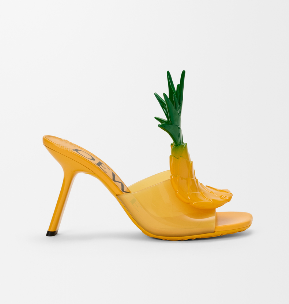 Petal pineapple sandal in PVC