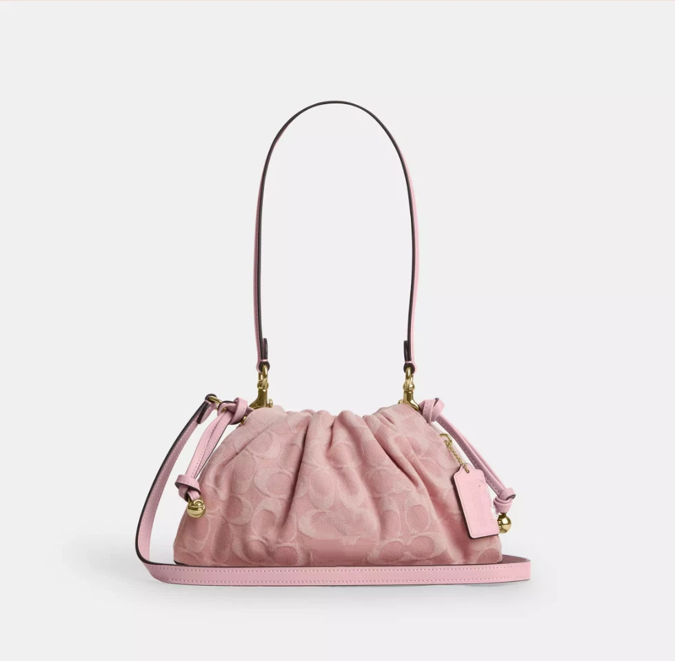 Shoulder Bag In Signature Denim